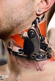 Neck Model Tattoo Machine Tattoo
