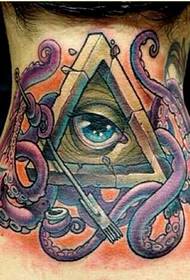 mtindo wa kutawala shingo Mungu jicho la picha ya tattoo