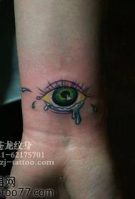 wrist fashion alternative eye tattoo pattern