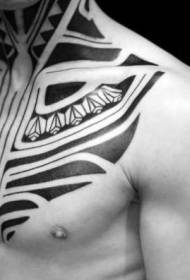 племенна татем татуировка доминираща племенна татем татуировка модел