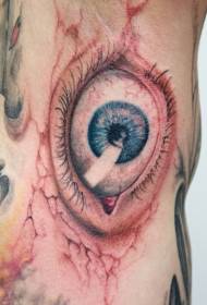 horror grutte eagen tattoo patroan