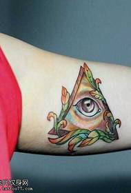 Arm Color God Eye Tattoo Vzorec