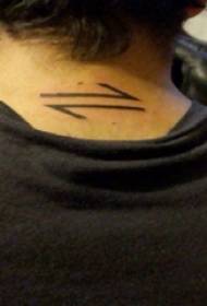 símbolo tatuagem menina pescoço simples símbolo tatuagem imagens