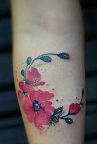 geeignet für Mädchen Arm Blume Tattoo Designs