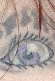 model i frikësuar për tatuazhet e syve