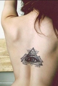 kauneus takana kirje silmät mustavalkoinen tatuointi