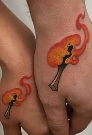 сет шаљивих дизајна тетоважа за руку