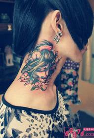 osobné gejša krku dominancie tetovanie obrázok