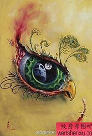 kreativní oční tetování