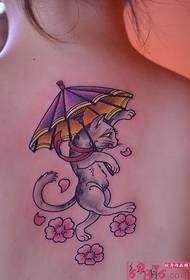 Ang payong nga litrato sa litrato sa tattoo nga payong