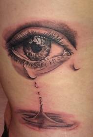 modello di tatuaggio occhio tatuato in vita