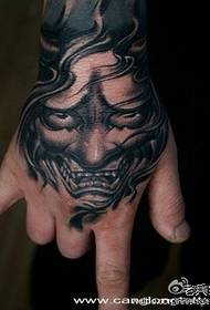 όμορφος δροσερό χέρι-σαν τατουάζ μοτίβο 91773 - χέρι πίσω Σούπερ τρισδιάστατο μοτίβο τατουάζ αυξήθηκε