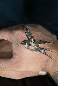 isandla emuva sokugwinya iphethini tattoo
