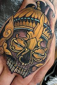 modello di tatuaggio bala dipinto a mano