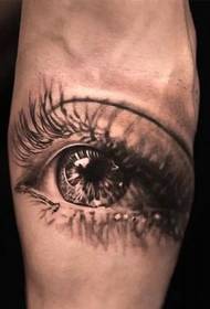 et sett med 3d realistiske tatoveringsmønstre for øyeserier er veldig realistiske