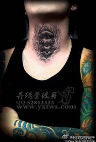 mies kaula viileä luu tatuointi malli