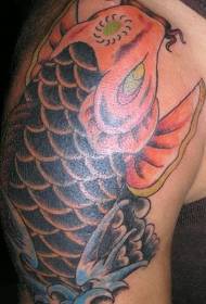 ezintathu-eyed squid isiqingatha somzimba we tattoo