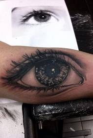 рука реалістичні реалістичні очей татуювання візерунок