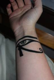 Imponerande ögon av Horus Eye i Egypten