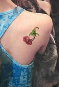 piccolo tatuaggio carino ciliegia