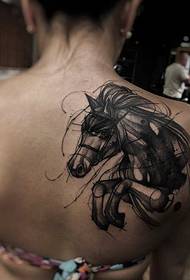 awéwé langsung dina kasép ganteng gaya kuda tato gambar awéwé, awéwé, kageulisan, Gadis seksi, awéwé, budak awéwé, kuda, tonggong, sketsa