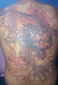 tatuaggio prepotente 94018 - Tatuaggio totem di personalità della spina temporale e geometrica