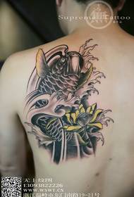 классическая татуировка спины кальмара