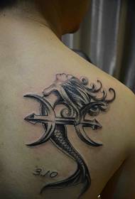 tonggong gambar tattoo duyung anu alus