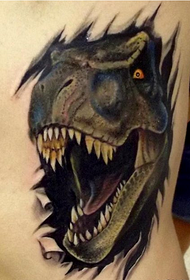 Motif de tatouage de dinosaure