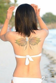 Tattoo ທາງເລືອກຂອງປີກ Butterfly