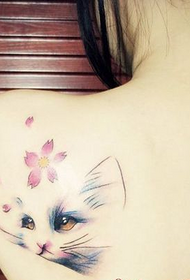 corak tatu kucing cantik