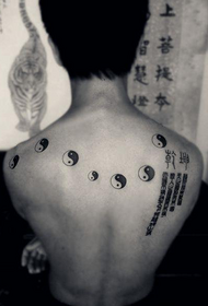 Totem posteriore Otto diagrammi Big Dipper Tattoo