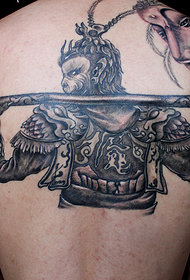 i-back Qi Tian Da Sheng Ilanga le-Wukong tattoo