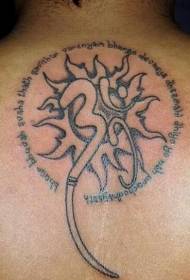 beautiful and beautiful looking Sanskrit tattoo