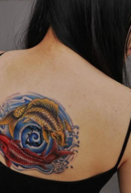 color squid cover Scar tattoo 
