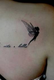 elf tetovaža na leđima