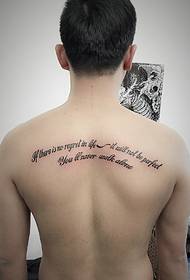Indietro English Tattoo Picture è molto creativo