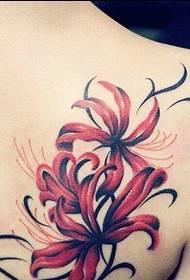 ejiji na ọmarịcha Back ifuru tattoos