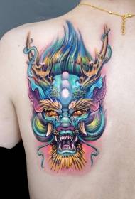 terug illusie creatief tattoo patroon