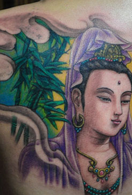 mapewa okongola mawonekedwe a tattoo ya Guanyin