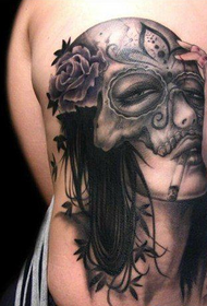 muundo wa tattoo ya mask
