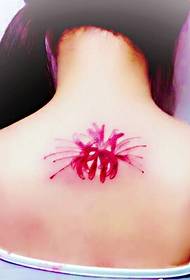 Le ragazze tornano un tatuaggio tatuaggio personalità unico