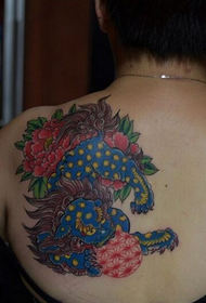ženské späť osobnosť Tangshi tetovanie