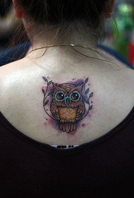 motif de tatouage chouette