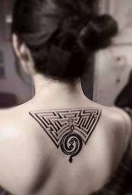 musikana kumashure geometry totem tattoo pikicha