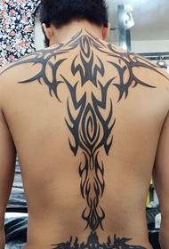 Chen Baiyu rov qab zoo nraug totem tattoo