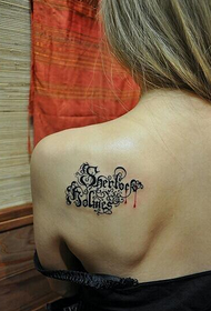 good-looking gothic tattoo pattern