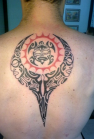 costas personalidade tatuagem totem tatuagem padrão