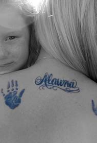 palmo per ragazze tatuaggio inglese amore creativo