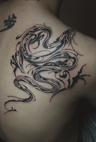 back totem dragon tattoo patterns